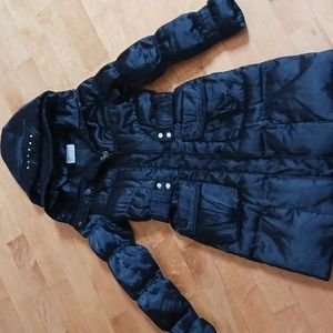 Puffer down black jacket